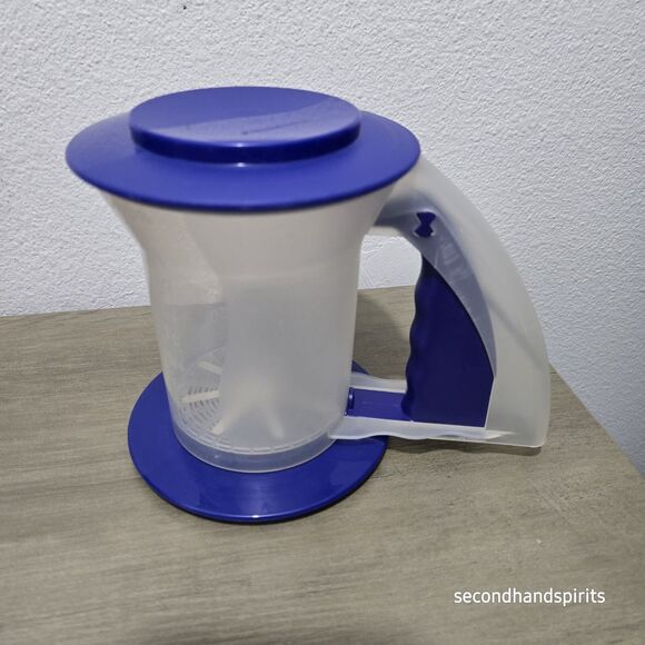 Tupperware Sift N Style Store Flour Sifter 3347 Squeeze Handle Base Lid 3349 - Picture 3 of 5